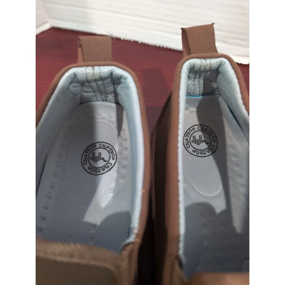 CNA-TROP OUTDOOR LOADER SHOES MEN'S SIZE 9.5 Slip-on US Brown Cushion